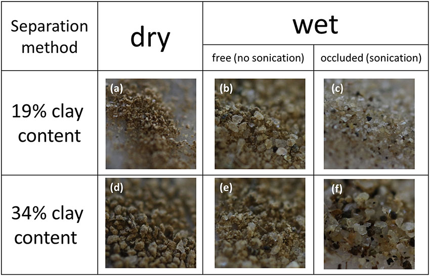 The difference between dry sieving and wet sieving test