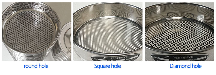200mm sieves with different sieve openings