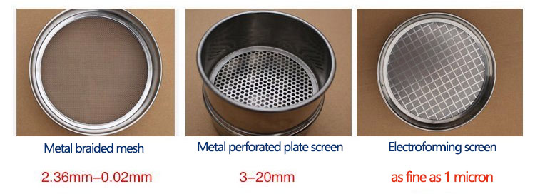 200mm Test Sieve Shaker Screen Material