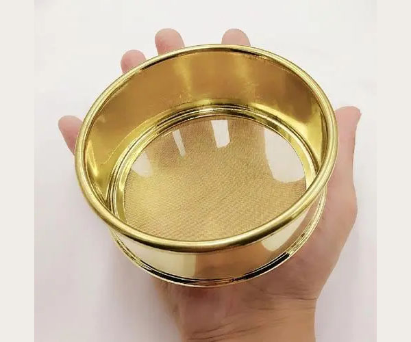What is brass test sieve used for?