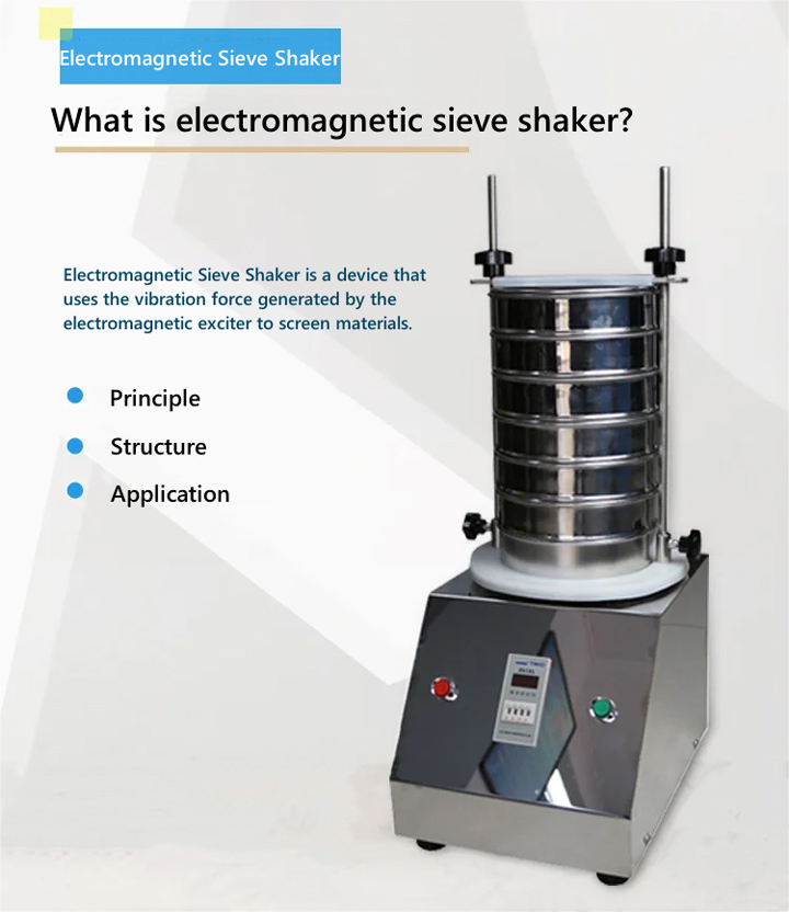 What is electromagnetic sieve shaker?