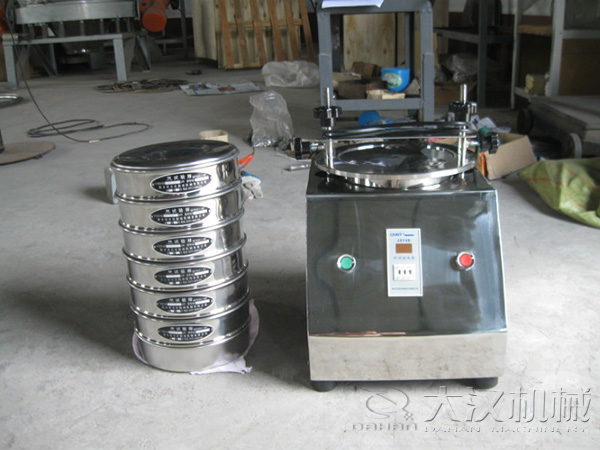 Plastic granule test sieve