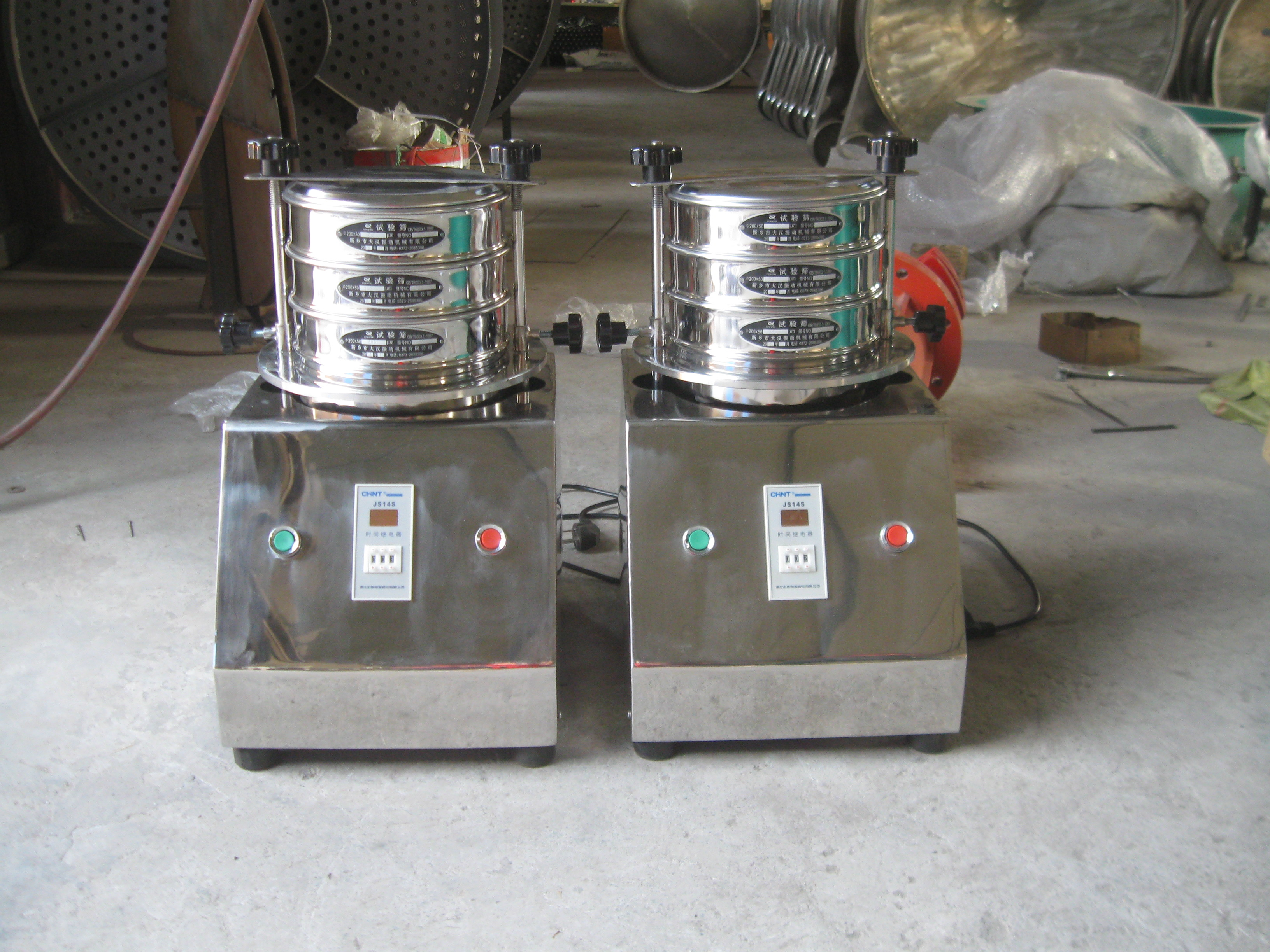 Feed pellet laboratory sieving machine