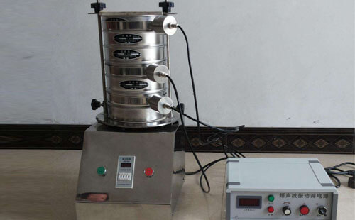 Small machine powder test sieve