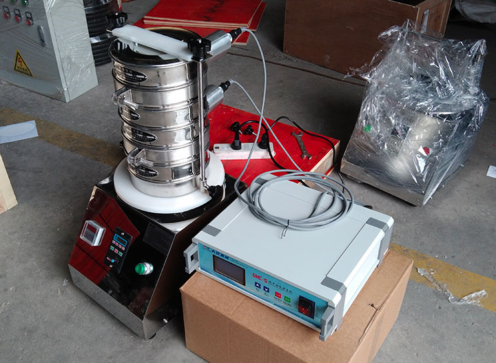 Equipment configuration details for an ultrasonic sieve quote, including a multi-layer vibrating sieve and ultrasonic generator.